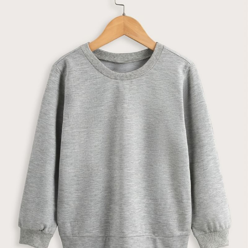 Dětská Dívčí Chlapecká Mikina Crew Neck Pro Podzim Zima Novinka