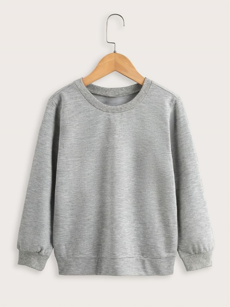 Dětská Dívčí Chlapecká Mikina Crew Neck Pro Podzim Zima Novinka