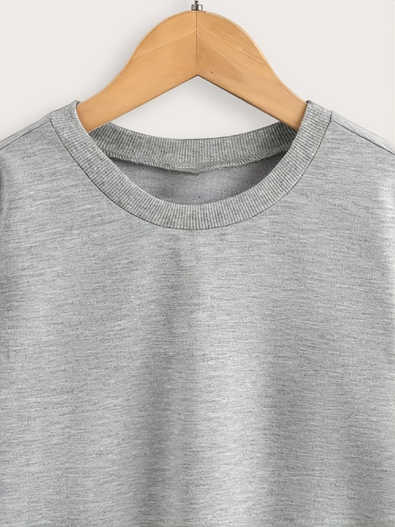 Dětská Dívčí Chlapecká Mikina Crew Neck Pro Podzim Zima Novinka
