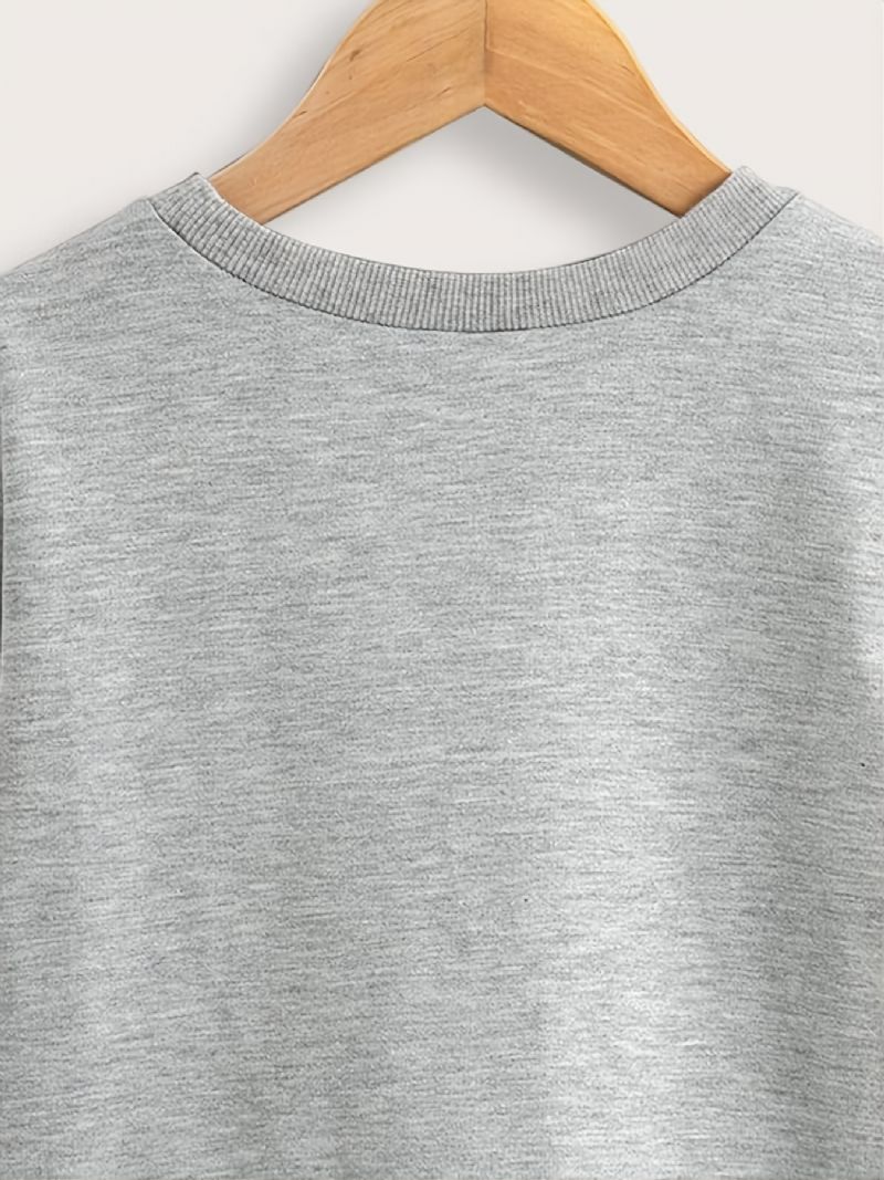 Dětská Dívčí Chlapecká Mikina Crew Neck Pro Podzim Zima Novinka