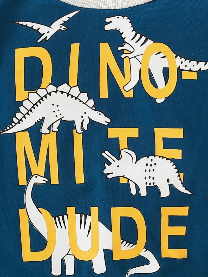 Dětská Mikina S Kulatým Výstřihem A Dětské Oblečení S Dinosaury