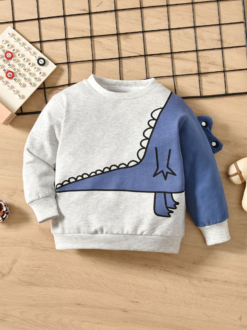 Podzimní Zimní Mikina Pro Chlapce S Potiskem Crew Neck