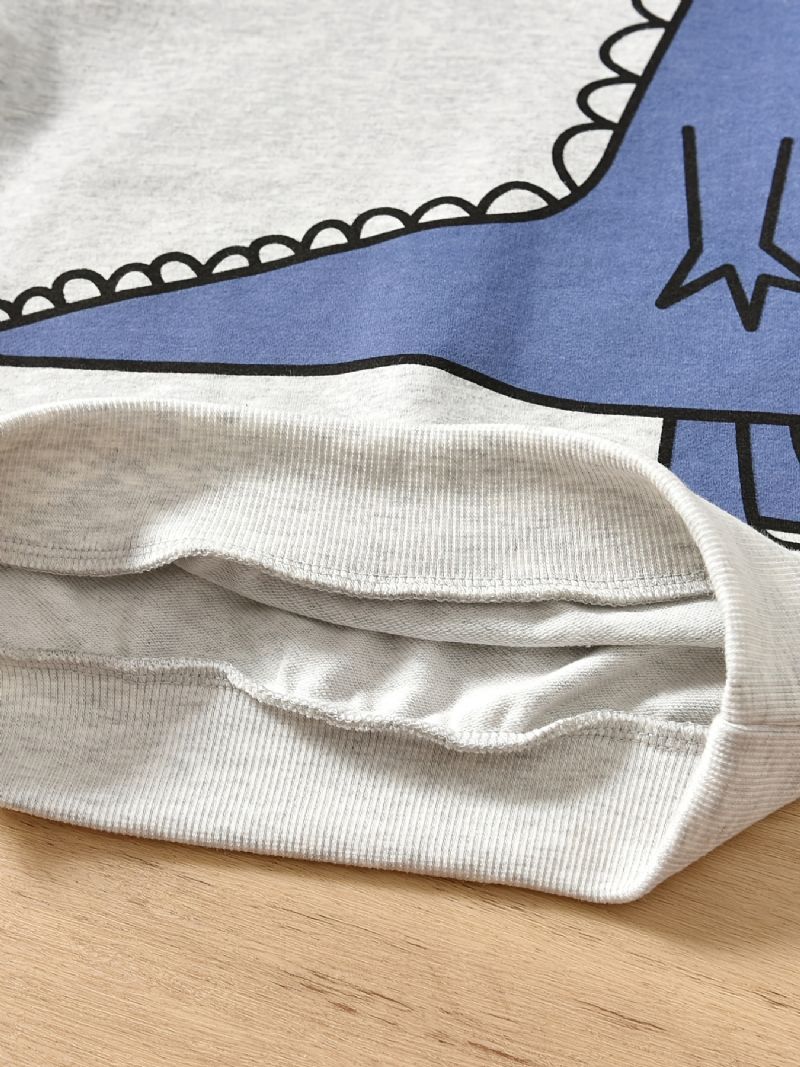 Podzimní Zimní Mikina Pro Chlapce S Potiskem Crew Neck