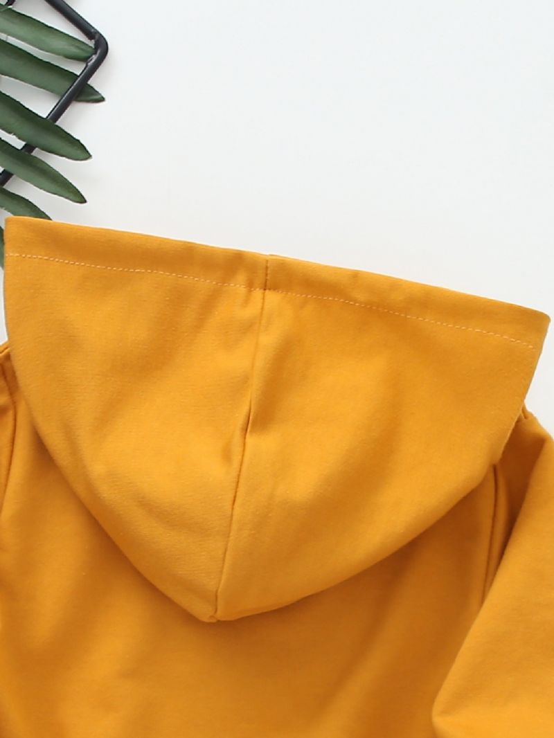 Zimní Teplá Mikina S Kapucí Na Zip S Nápisem Chlapci Car Print