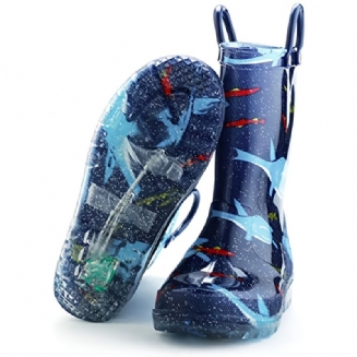 Chlapci Boots Dětské Pvc Blue Shark Boot