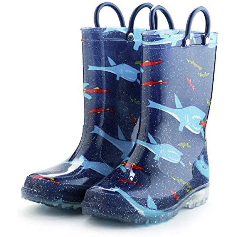 Chlapci Boots Dětské Pvc Blue Shark Boot