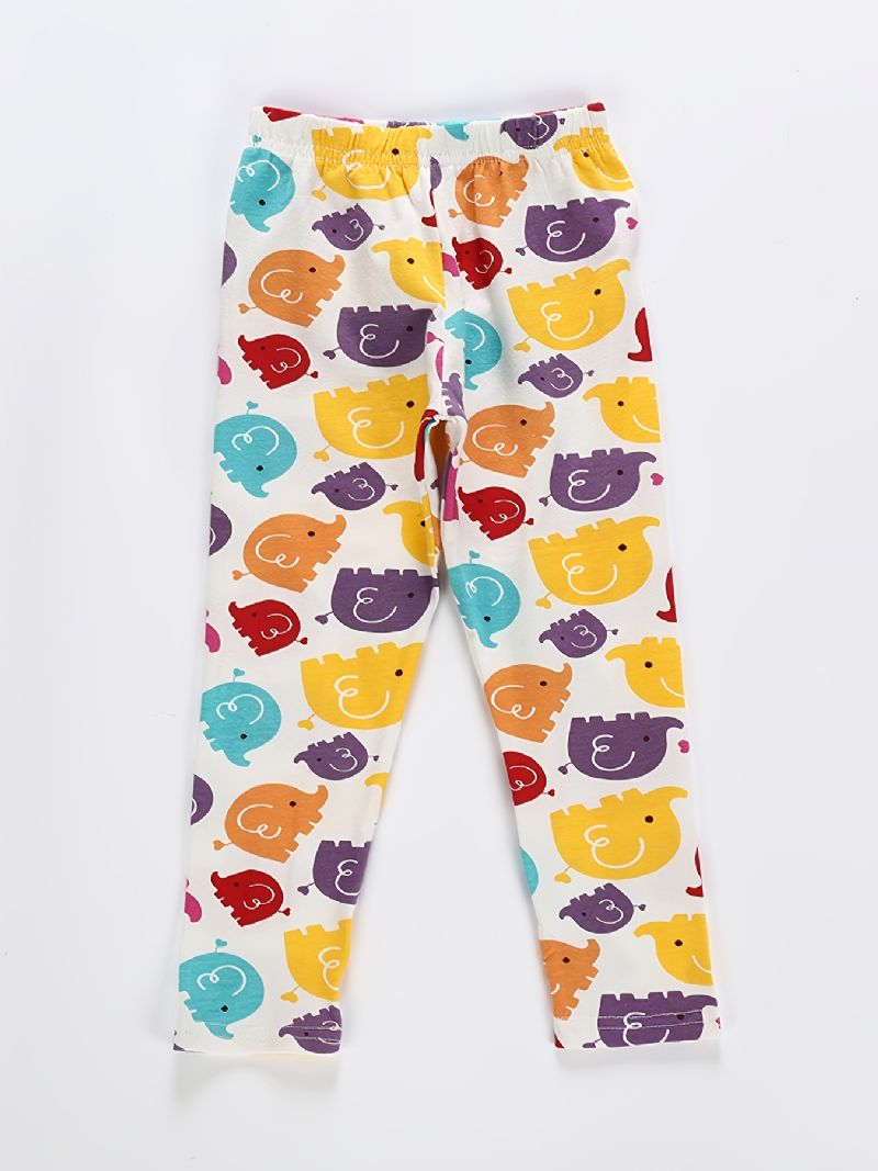 Děti Chlapci Pyžama Animal Cartoon Print Set Kalhoty S Kulatým Výstřihem A Dlouhým Rukávem