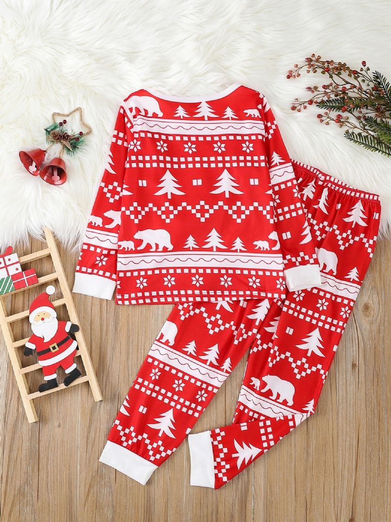 Vánoční Sada Dvoudílného Chlapeckého Pyžama