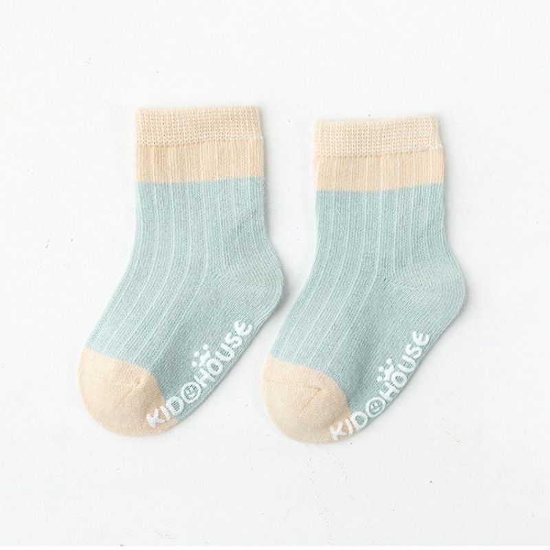 1 Pár Ponožek Pro Novorozence Pro Kojence A Miminka Roztomilé Bez Kostic Jednoduché Barevné Ponožky Dětské Měkké Batole