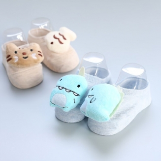 1pár Kojeneckých Podlahových Ponožek Protiskluzové Ponožky Cute Animals Batole Pro Chlapce A Dívky