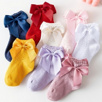 1 Pár Batolecích Dívčích Ponožek Bow Princess Socks