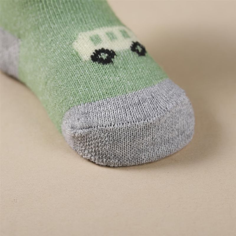 3páry Novorozenecké Kojenecké Ponožky Roztomilý Zvířecí Dekor Batolecí Pro Miminka Holky Chlapce