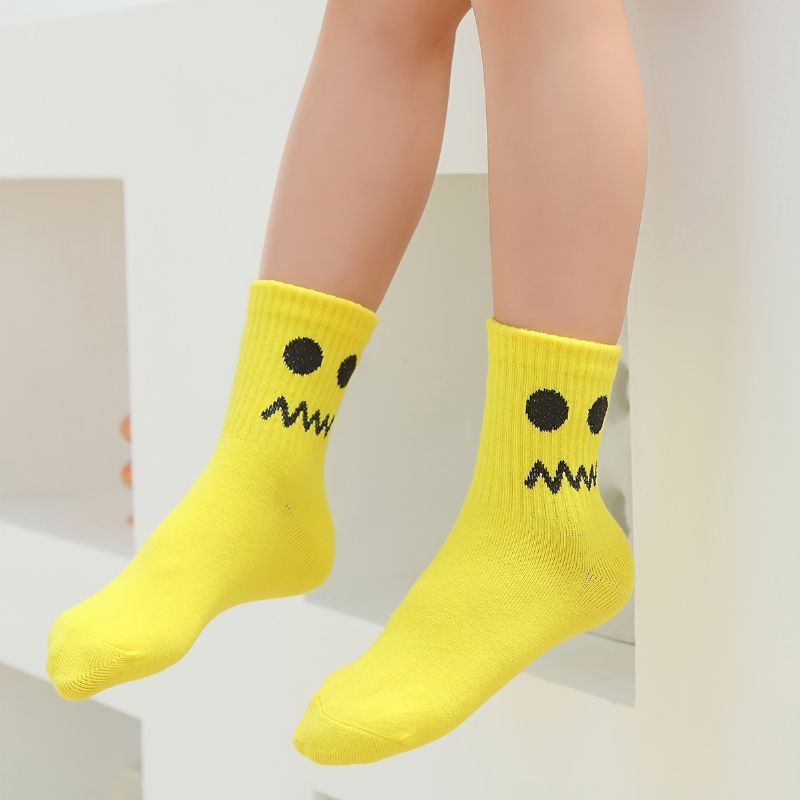 5 Párů Dětské Ponožky Bavlněné Teplé Zimní Pro Dívky Kluky