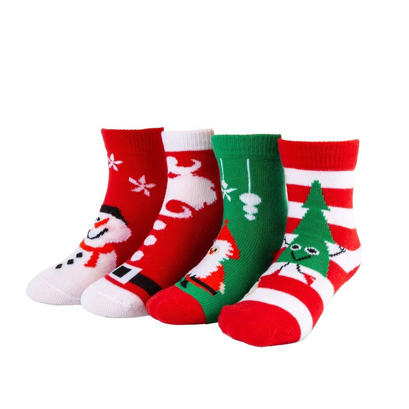 5 Párů Dětské Vánoční Ponožky Bavlněné Teplé Zimní Pro Chlapce Dívky