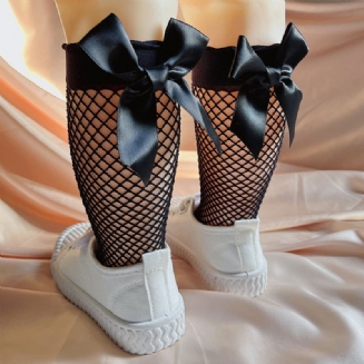 Dívčí Černé Ponožky Ze Síťoviny