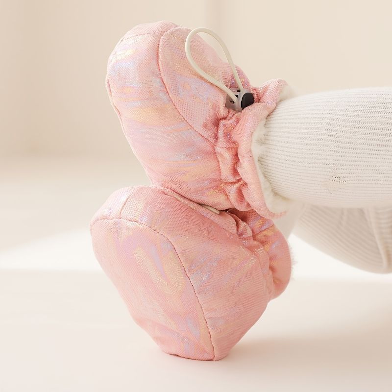 Dětské Jednobarevné Fleecové Teplé Ponožky Boty Zimní Pro Chlapce Dívky