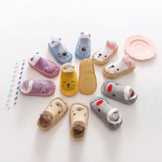 Děťátko Cartoon Animal Floor Socks Protiskluzové Ponožky Pro Batole Pro Chlapce A Dívky
