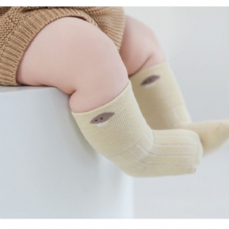 Ponožky Pro Novorozence Kojenecké Miminko Roztomilé Kreslené Bavlněné Bez Kostiček Dětské Měkké Batole