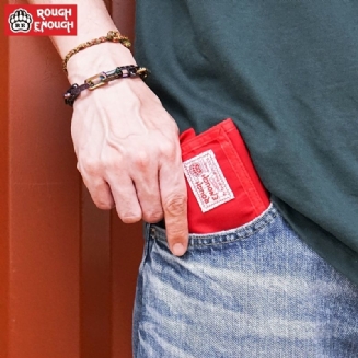 1ks Rgh Trendy 2023 New Canvas Contrast Color Wallet Chlapci Superlativs Card Bag Mince Peněženka All-in-one Bag Dámské