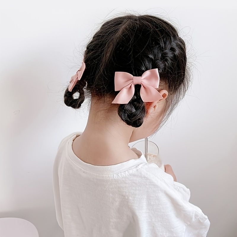 Dívčí Spony Do Vlasů Bowknot Sponky Do Roztomilé Sladké Vlasové Doplňky Pro Děti