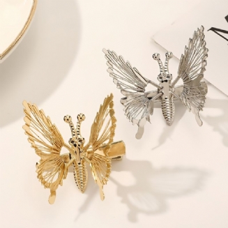 Motýlí Sponky Do Vlasů Zlatý Motýl Do 3d Do Do Na Drápky Roztomilé Doplňky Pro Styling Pro Ženy Dívky