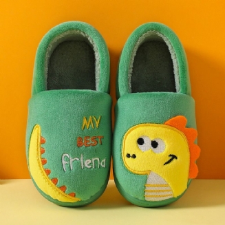 Děti Chlapci&dívky Fabric Cute Cartoon Dinosaur Home Short Bota Bootie