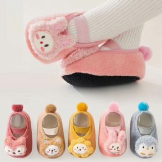 Roztomilé Měkké Boty Pro Dívky A Chlapce Dětská Postýlka Ponožky Zimní První Walkers Bota