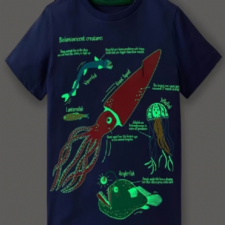 Chlapecké Košile S Kulatým Výstřihem A Se Vzorem Světelného Dinosaura