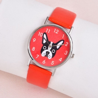 Děti Dívky Cartoon Puppy Student Quartz Watch