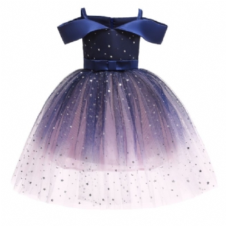Batole Dětské Dívčí Paillette Princess Šaty Pro Slavnostní Vánoční Večírek Svatební Narozeniny
