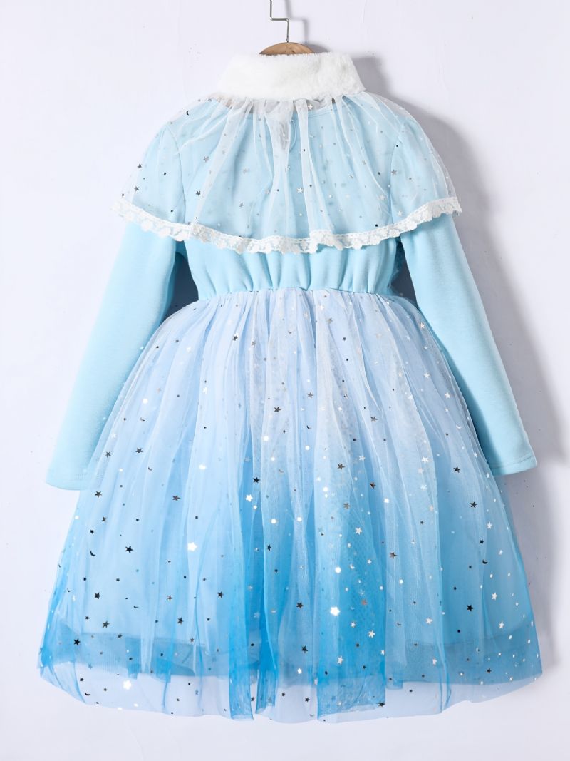 Dívčí Batolecí Šaty Fleece S Dlouhým Rukávem Princeznovské