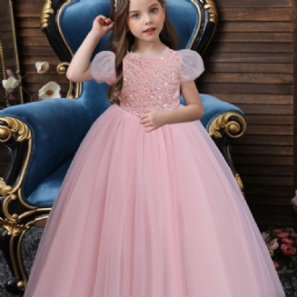 Dívčí Flitry Princezna Šaty Síťované Formální Pro Svatební Narozeniny Vánoční Večírek