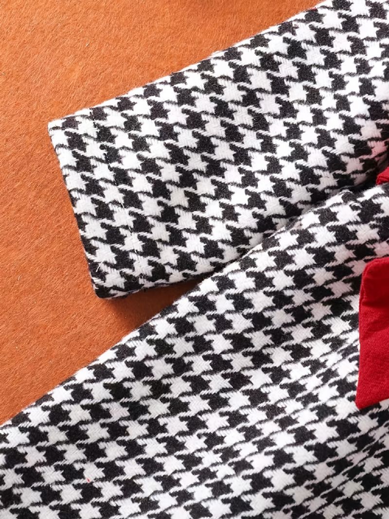Dívčí Ležérní Roztomilé Šaty S Mašlí