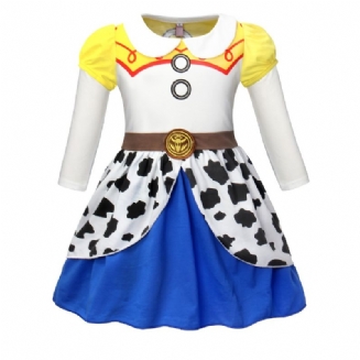 Děťátko Dívky Jessie Costume Dress Cosplay Oblečení Pro Halloween Narozeniny Vánoce