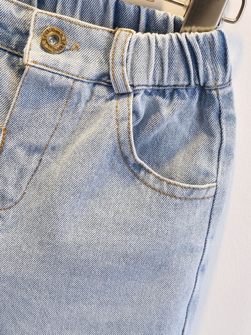 Batole Chlapci Washed Tapered Jeans