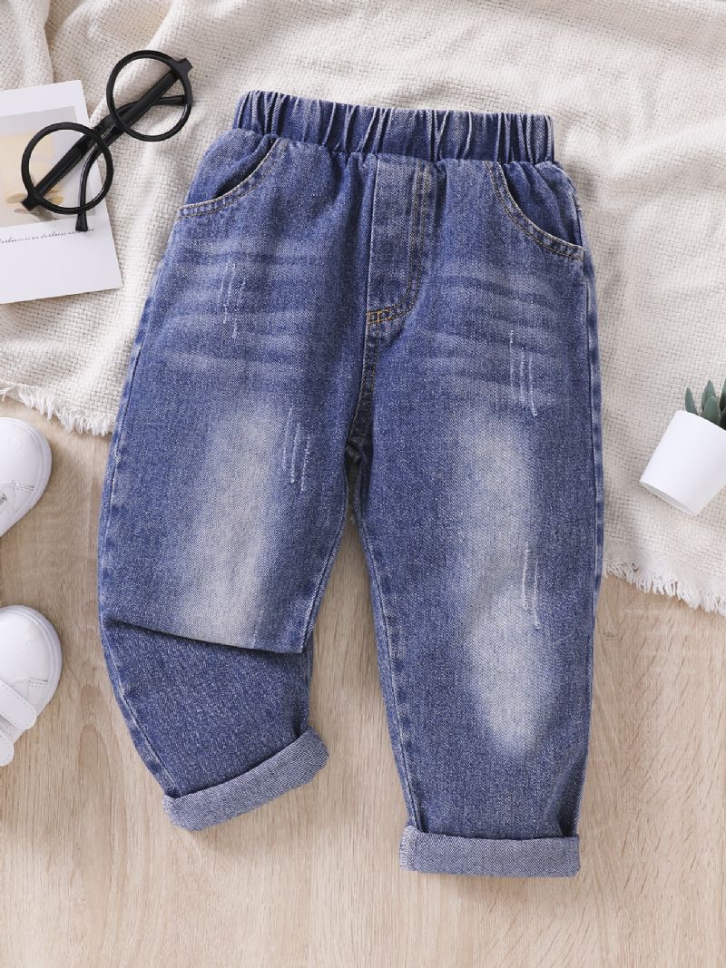 Chlapci Džíny Běžné Denim Kalhoty Dětské Oblečení