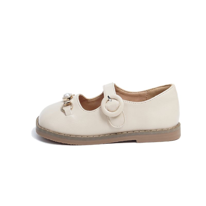 Batolecí Děti 1 Pár Dívčí Meruňková Jemnost Móda Mary Jane Flats