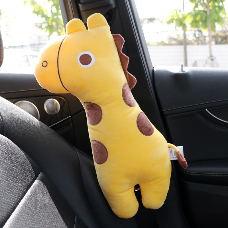 1ks Potah Na Bezpečnostní Pás Do Auta Roztomilý Kreslený Žirafa Dinosaurus Jednorožec Měkký Na Ramena Dětské Pásy Polštář Do Příslušenství Do