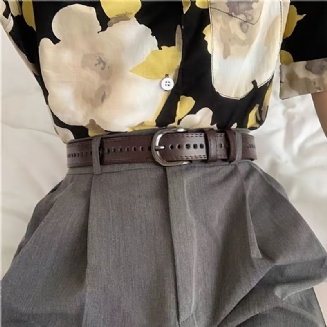 Retro Pin Spona Dekorativní Pásek Pro Džíny Kalhoty Šaty Pás Pro Ženy Dívky