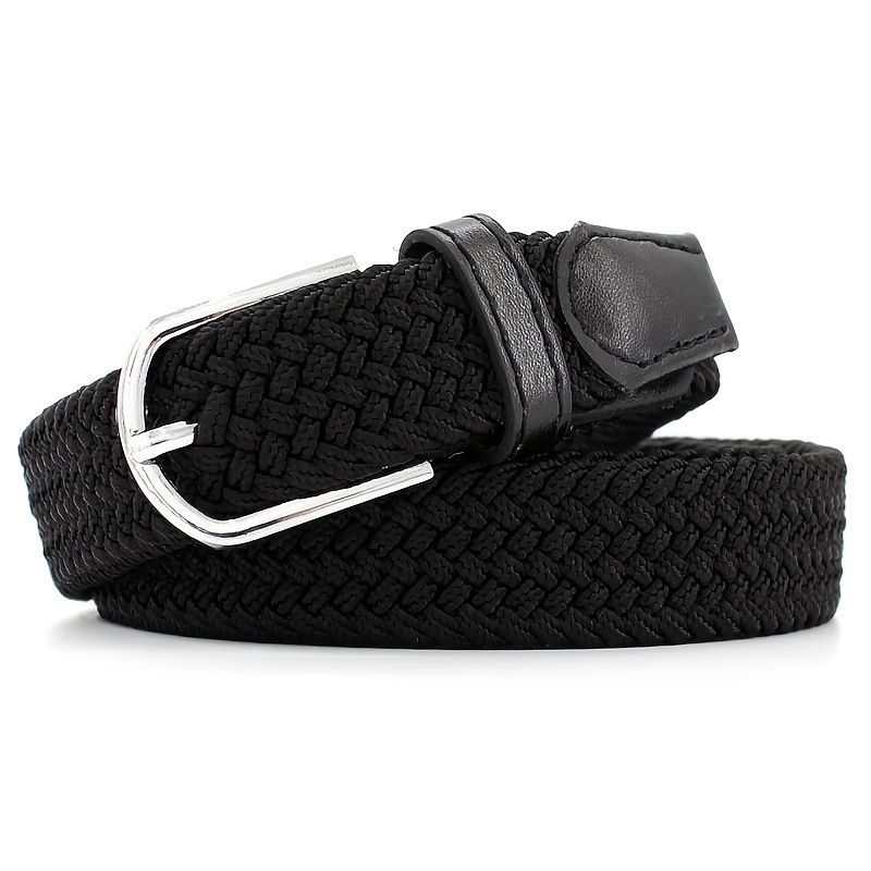 Unisex Stretch Tkaný Pás Pletené Opasky Pro Džíny Kalhoty Šaty Pásek V Pase Pro Ženy Dívky