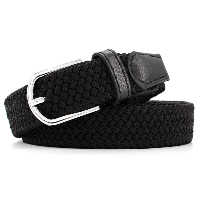 Unisex Stretch Tkaný Pás Pletené Opasky Pro Džíny Kalhoty Šaty Pásek V Pase Pro Ženy Dívky