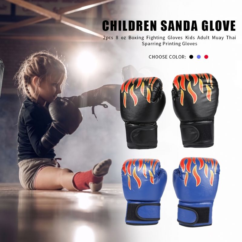 Dětské Boxerské Bojové Rukavice Kickboxing Grappling Sandbag
