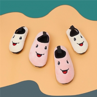 Chlapci Dívky Cartoon Thermal Soft Non-slip Slippers For Winter Indoor