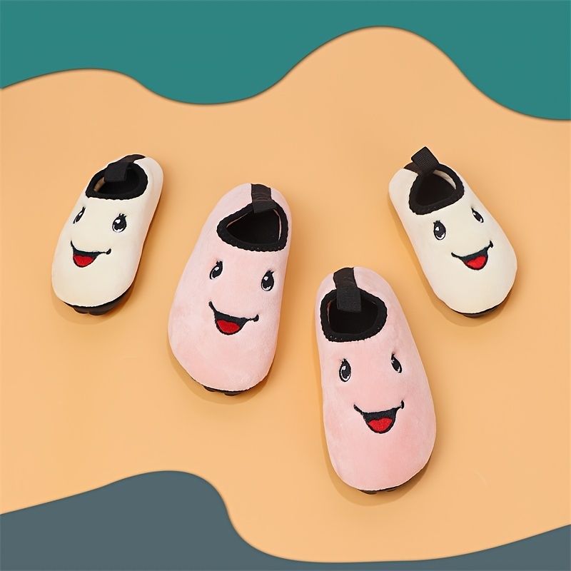 Chlapci Dívky Cartoon Thermal Soft Non-slip Slippers For Winter Indoor