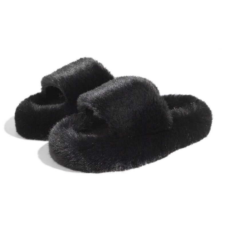 Dětské Bavlněné Pantofle Protiskluzové Fleecové Termoskluzavky S Měkkou Podrážkou Na Zimu