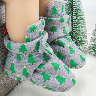 Unisex Kojenecké Botičky Zateplené Pantofle Boty Do Postýlky První Vycházkové Pro Novorozence Batolata Chlapci Dívky Vánoční Slevy