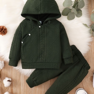 2ks Děťátko Unisex Mikina Basic S Dlouhým Rukávem Set