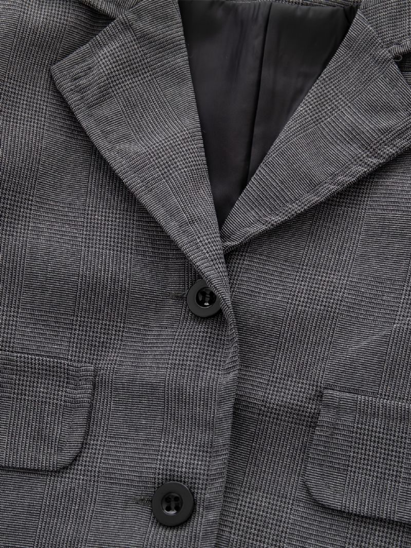 3ks Chlapecký Elegantní Termoblazer S Dlouhým Rukávem Bundou Kalhotami A Mašlí Na Zimní Párty Formální Příležitost