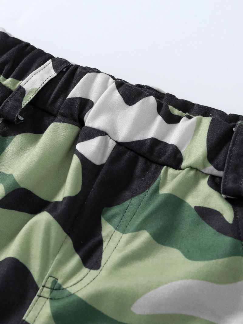 Chlapecká Mikina Pullover & Odpovídající Maskáčové Kalhoty Jogger Dětské Oblečení