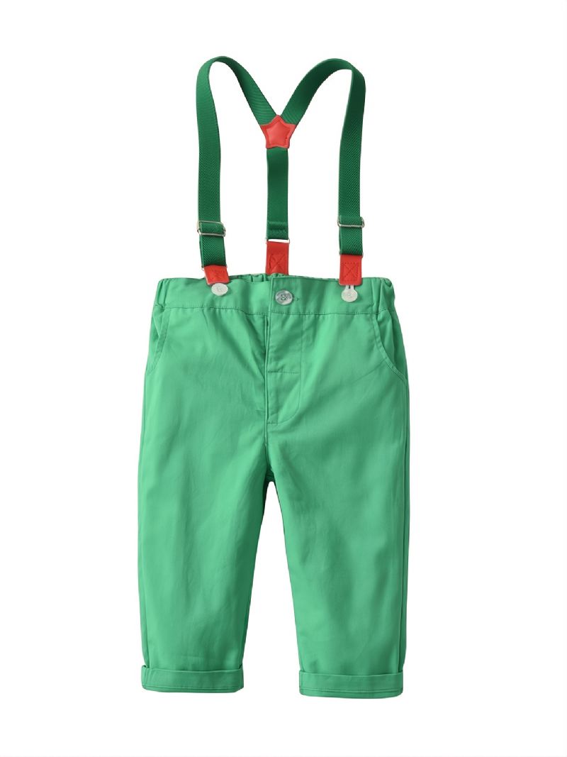 Chlapecký Pánský Outfit S Dlouhým Rukávem A Zapínáním Na Knoflíky Vánoční Set